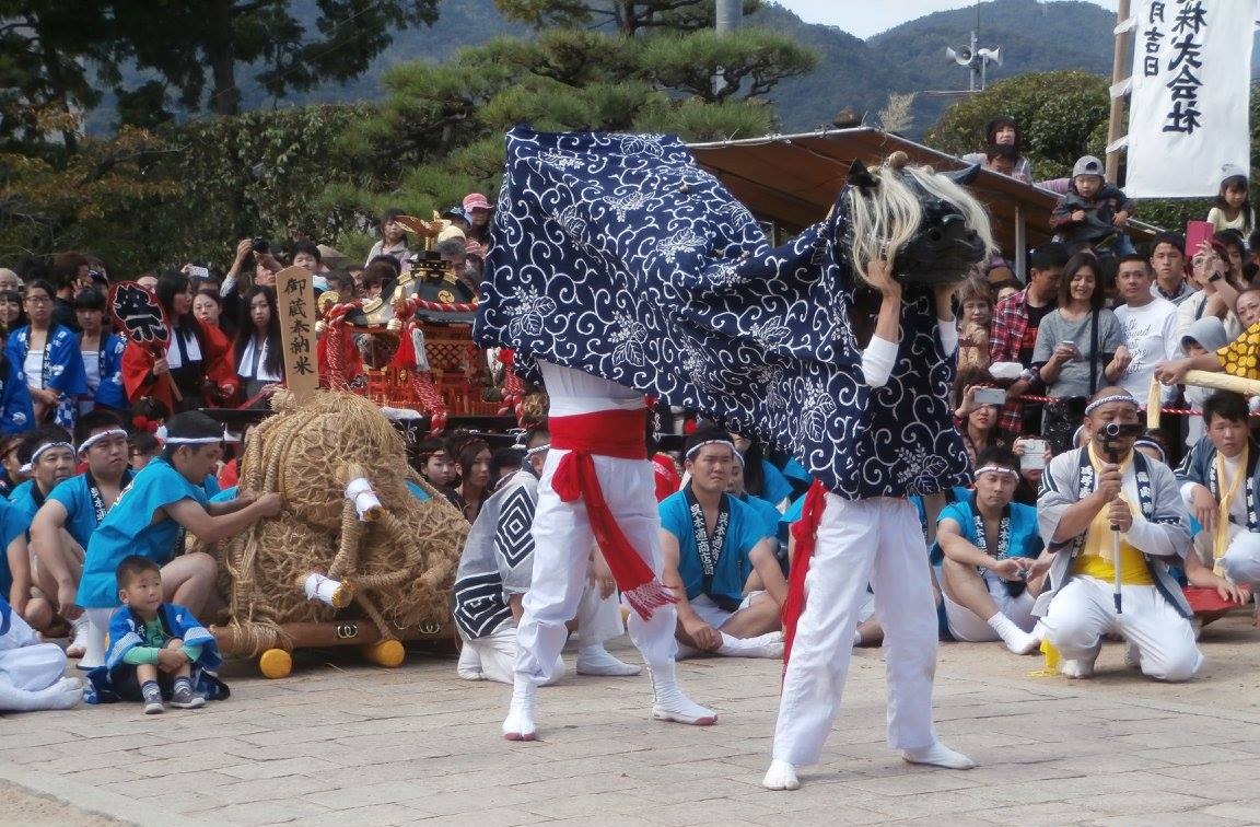 Kure’s Kamayama Shrine Fall Festival October 12-13th!